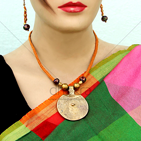 Dhokra Half moon Avanti Set | dhokra tribal jewellery | Dhokra